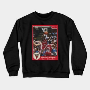 BASKETBALLART -JORDAN CARD 41 Crewneck Sweatshirt